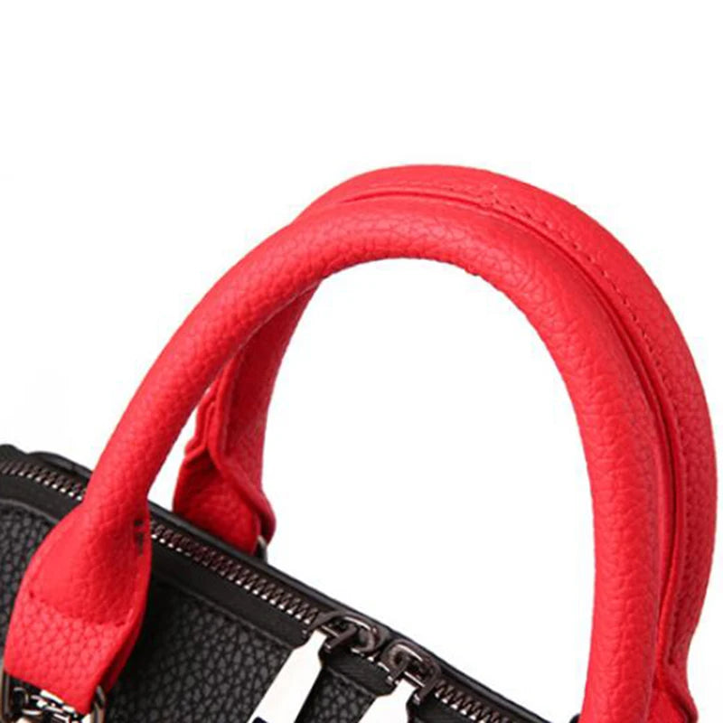 Solid Color Flap Shoulder Bag