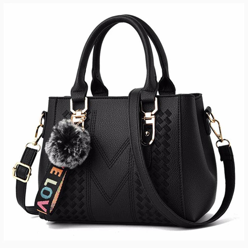 Women PU Leather Handbags Large Tote