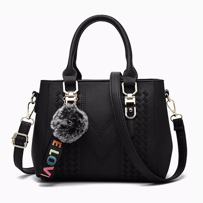 Women PU Leather Handbags Large Tote