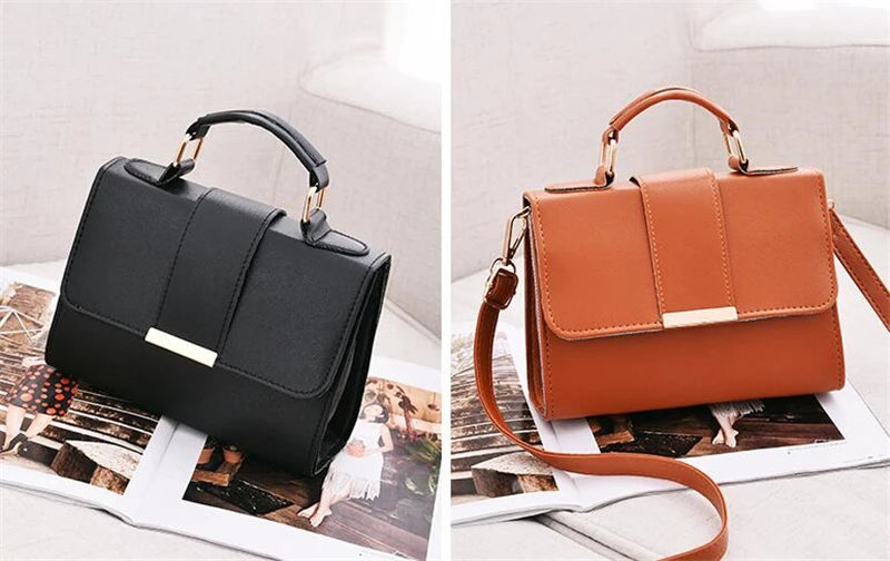 Retro PU Crossbody Bag