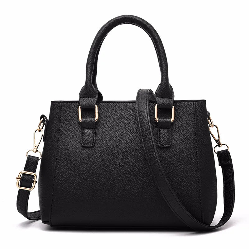 Women PU Leather Handbags Large Tote