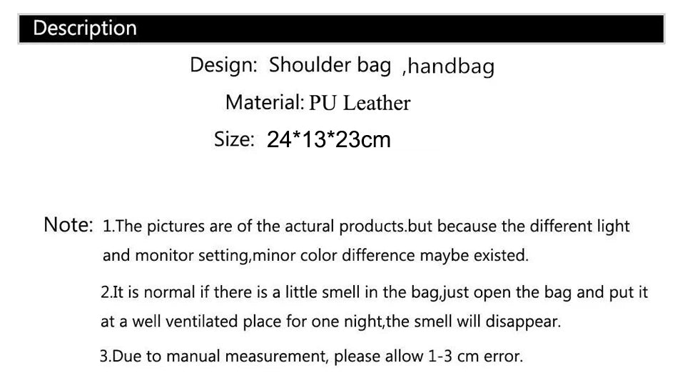 Large Capacity Shoulder Bag