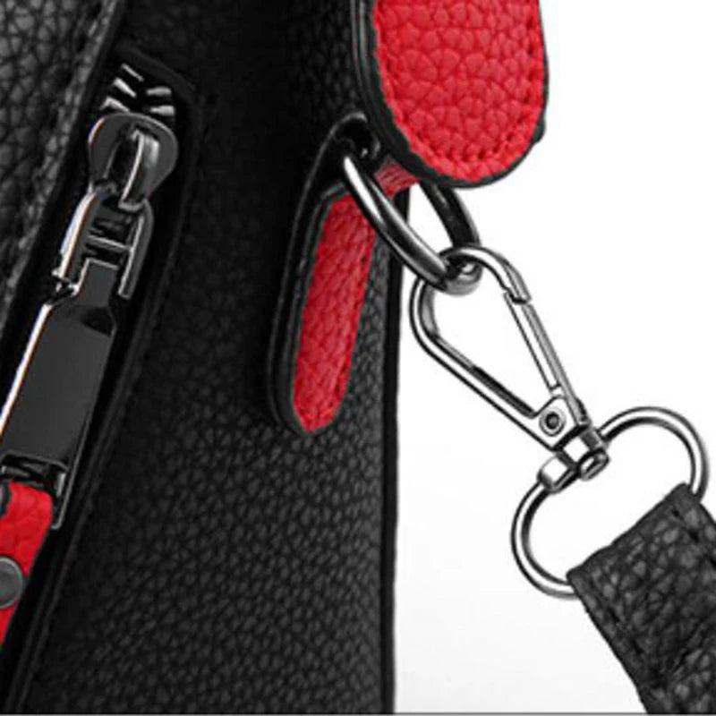 Solid Color Flap Shoulder Bag