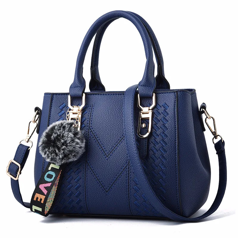 Women PU Leather Handbags Large Tote