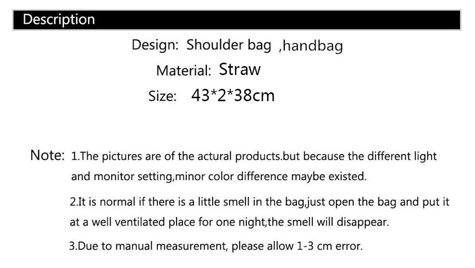 Handmade Woven Beach Tote