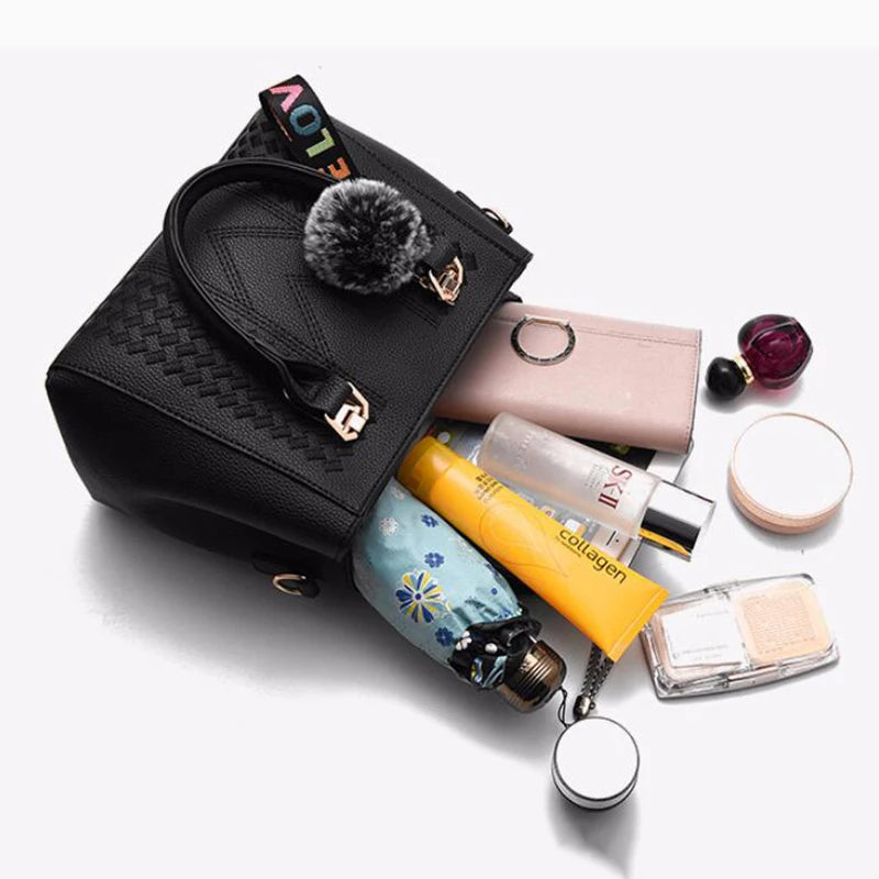 Women PU Leather Handbags Large Tote