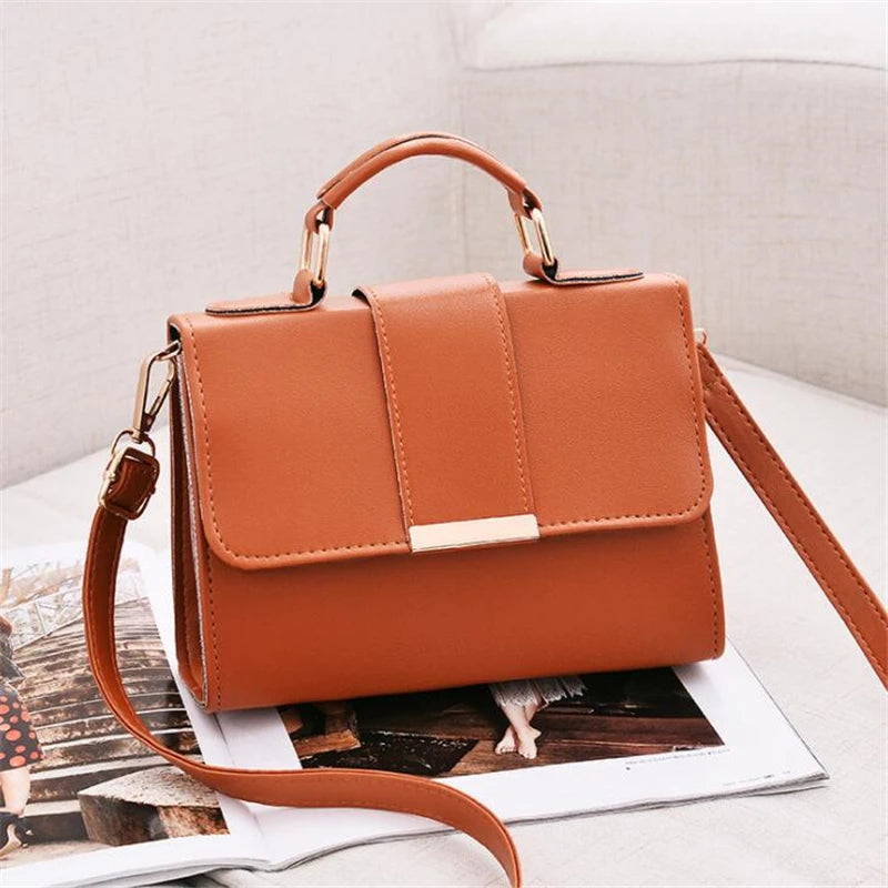 Retro PU Crossbody Bag