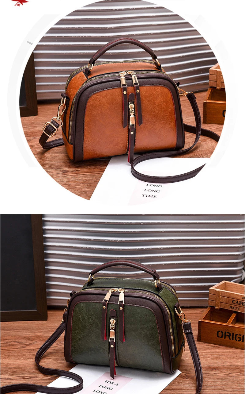 Luxury PU Messenger Bag