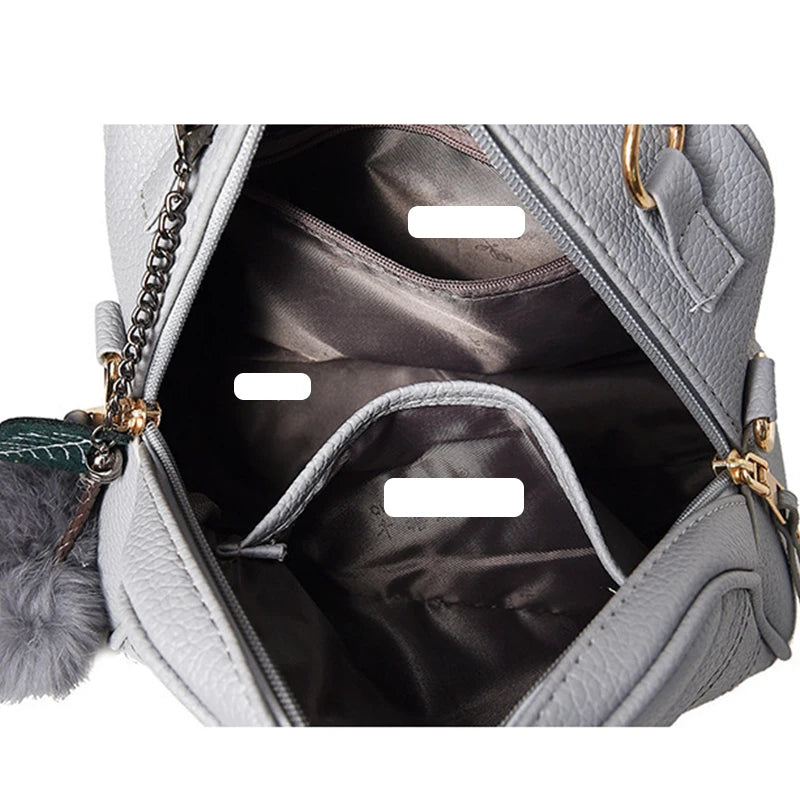 PU Leather Tassel Messenger