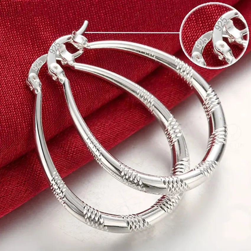 Beautiful 925 Silver Earrings – Wedding & Party Jewelry