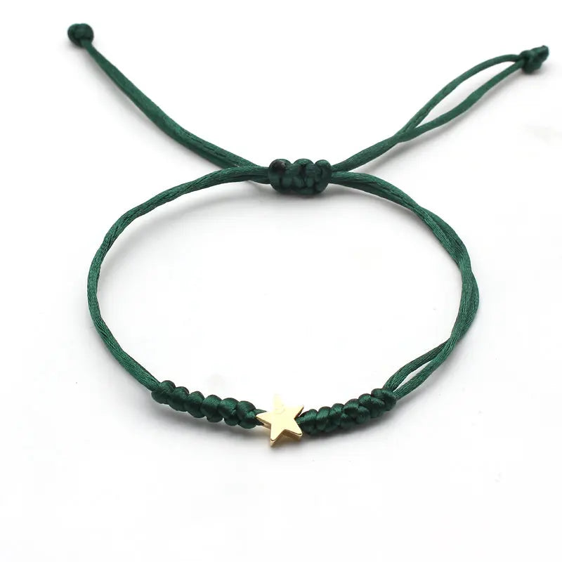 “Gold & Silver Star Wish Bracelets”