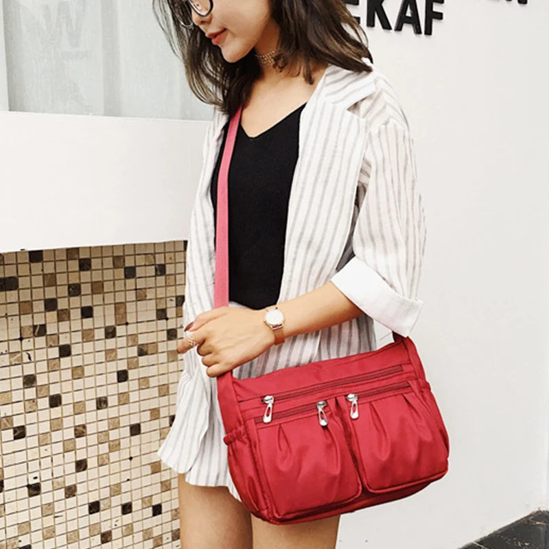 Large Nylon Crossbody Bag