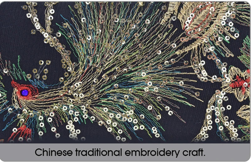 Boho Peacock Shoulder Bage