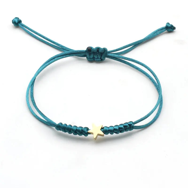 “Gold & Silver Star Wish Bracelets”