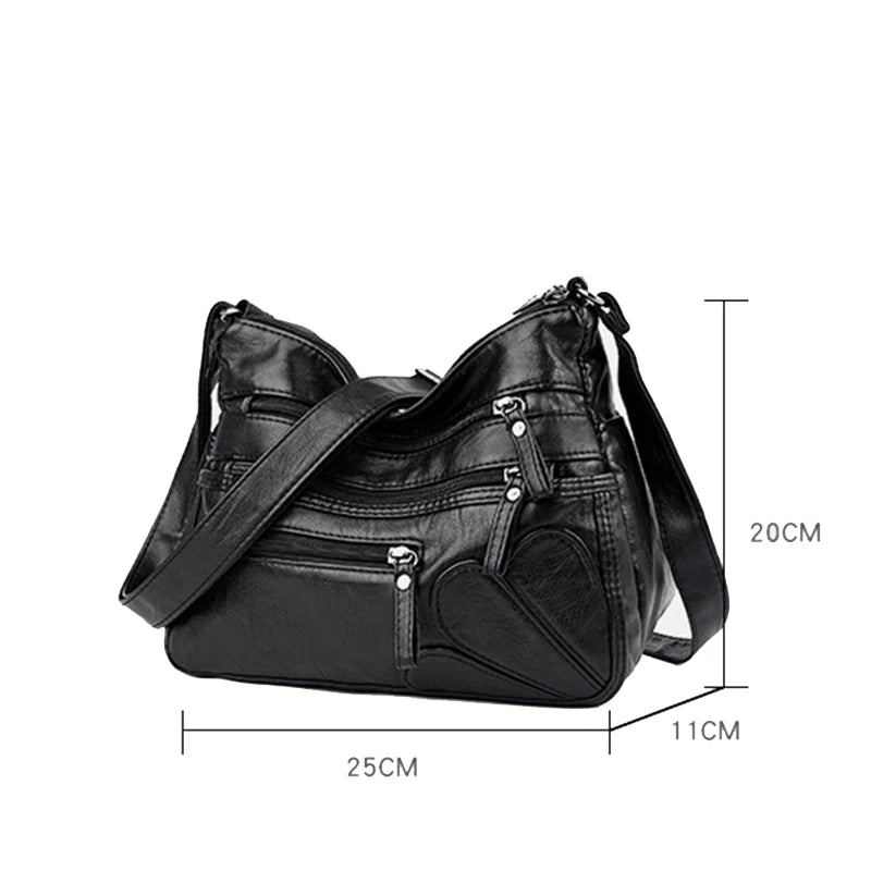 Double-layer Messenger Tote