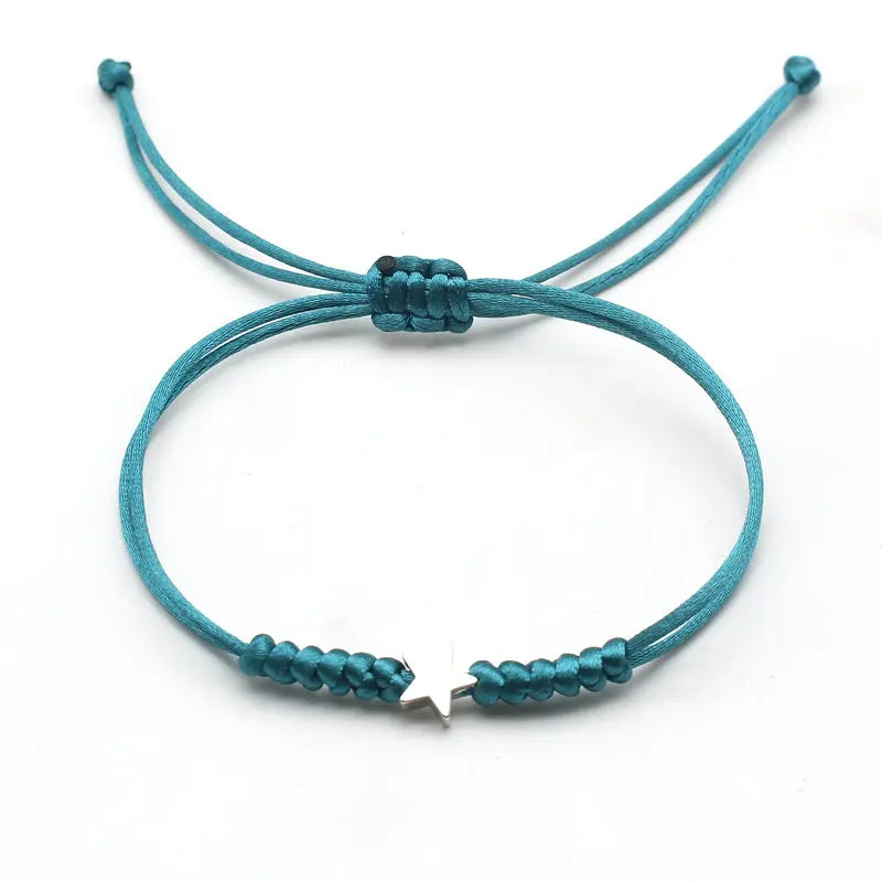 “Gold & Silver Star Wish Bracelets”