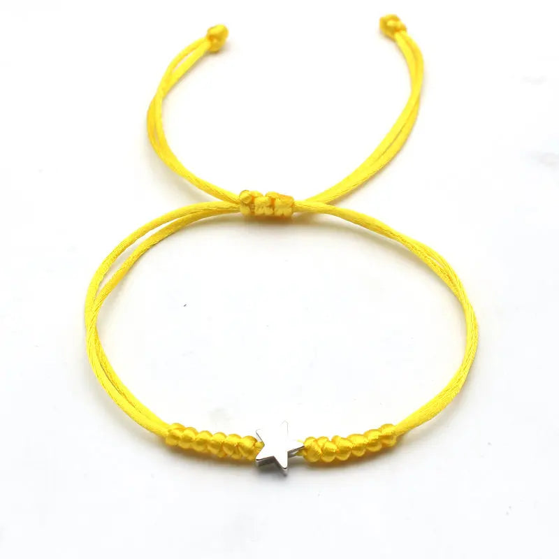 “Gold & Silver Star Wish Bracelets”