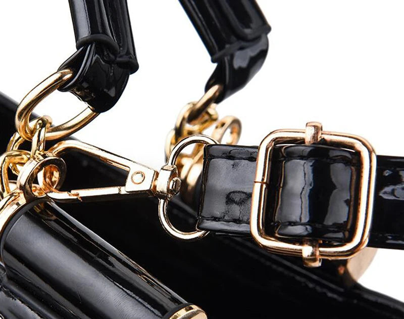 Embroidery Leather Shoulder Bag