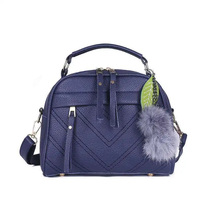 PU Leather Tassel Messenger