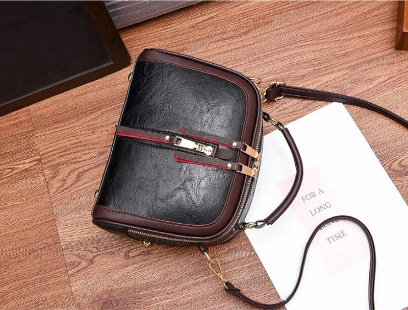 Luxury PU Messenger Bag