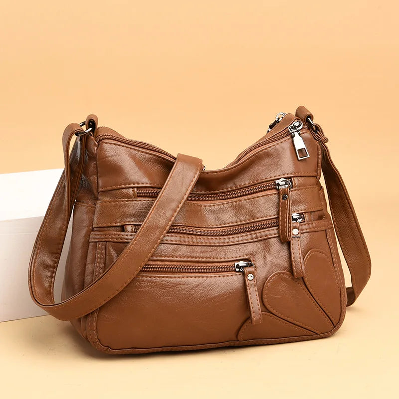 Double-layer Messenger Tote