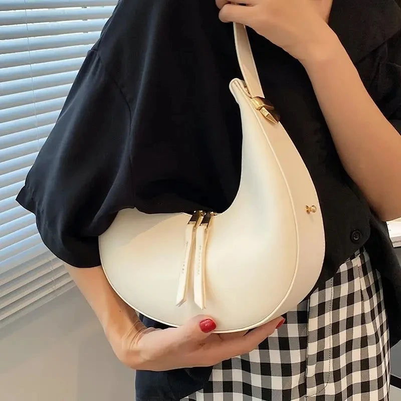 Luxury Half Moon Tote