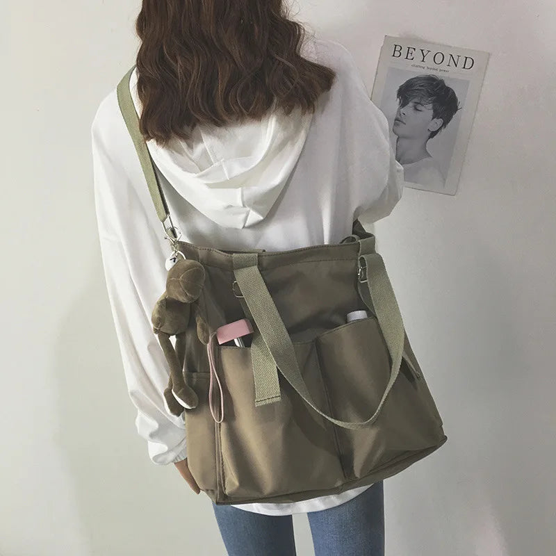Casual Oxford Tote & Crossbody Bag for Women