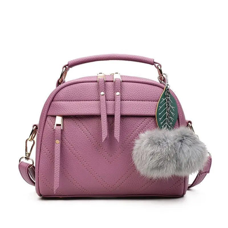 PU Leather Tassel Messenger