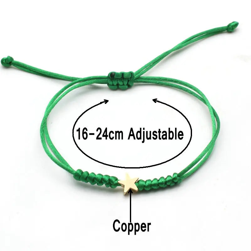 “Gold & Silver Star Wish Bracelets”