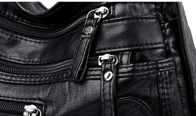 Double-layer Messenger Tote