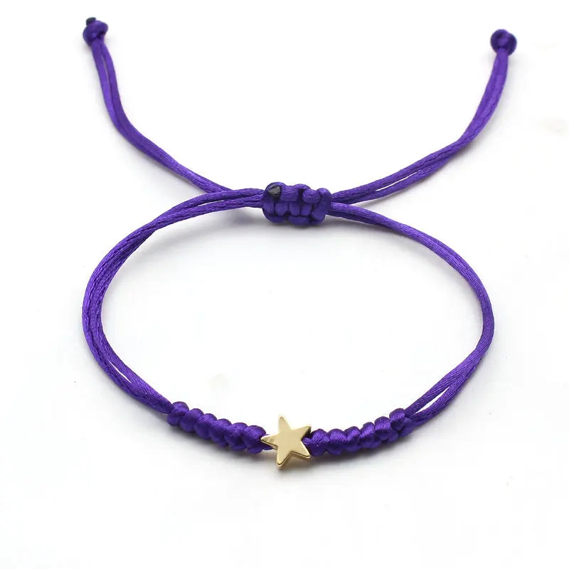 “Gold & Silver Star Wish Bracelets”