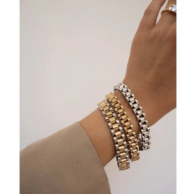 Gold-Plated Detachable Bracelet
