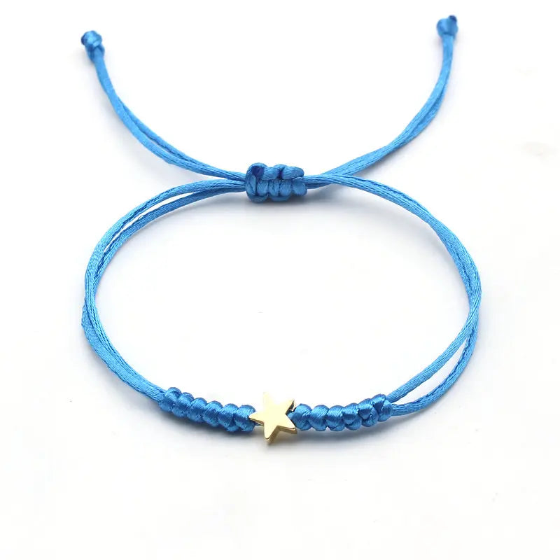“Gold & Silver Star Wish Bracelets”