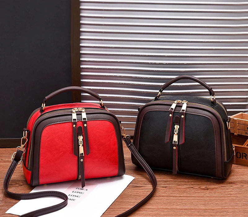 Luxury PU Messenger Bag