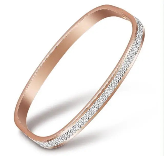 “Nibastar Rose Gold Hollow Star Bracelet”