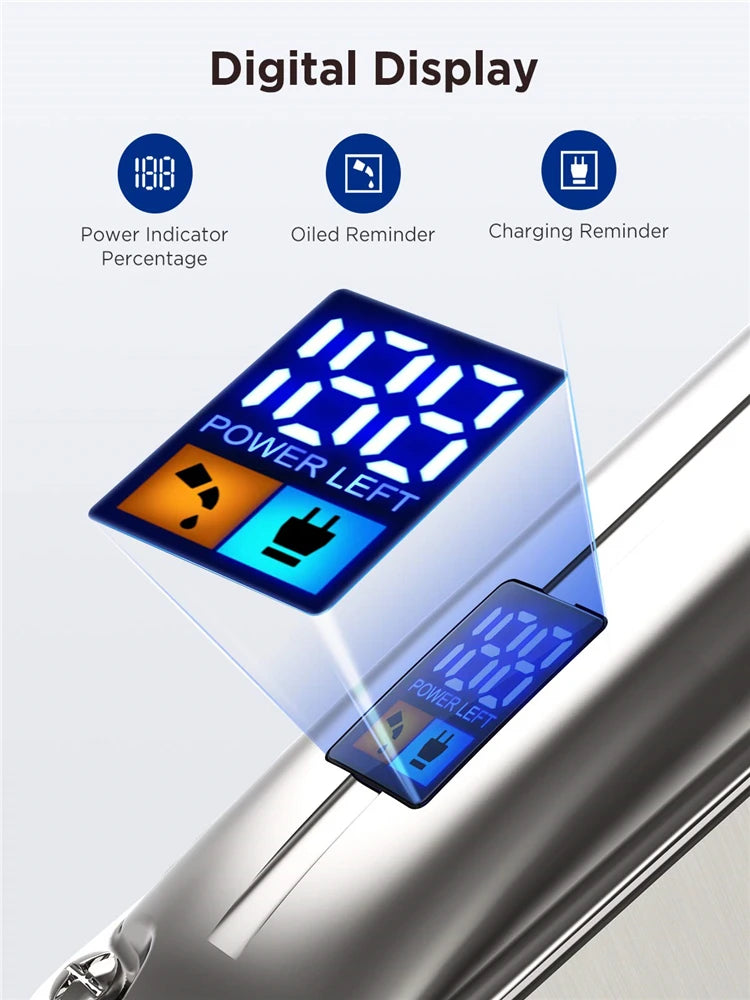 Limural Professional Hair Clippers – Cordless T-Blade Trimmer