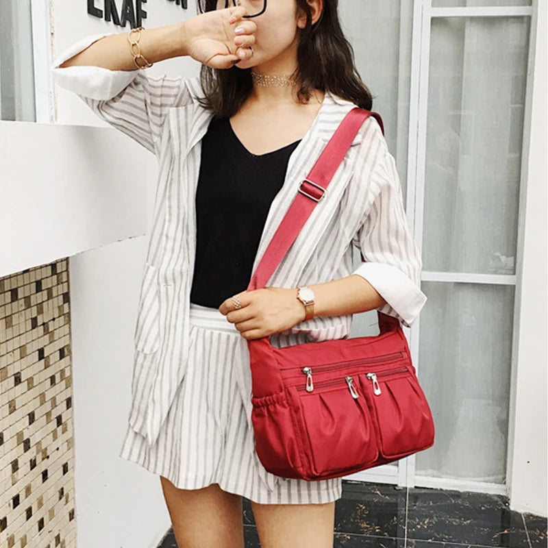 Large Nylon Crossbody Bag