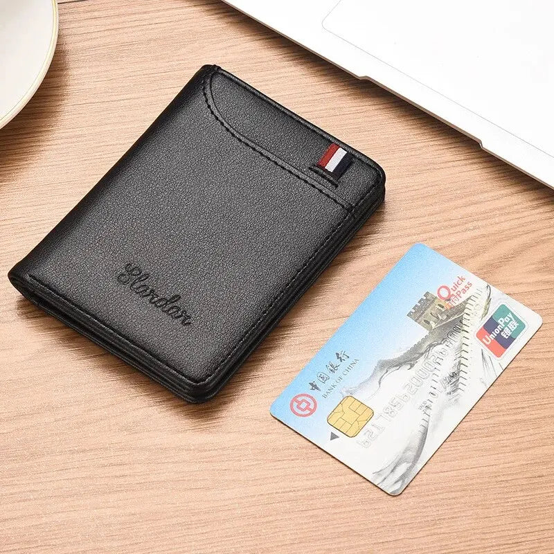 Ultra-Thin Men’s Slim Wallet with Multi Card Holder