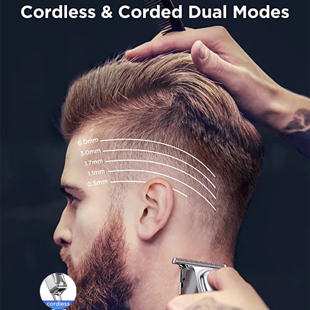 Limural Professional Hair Clippers – Cordless T-Blade Trimmer