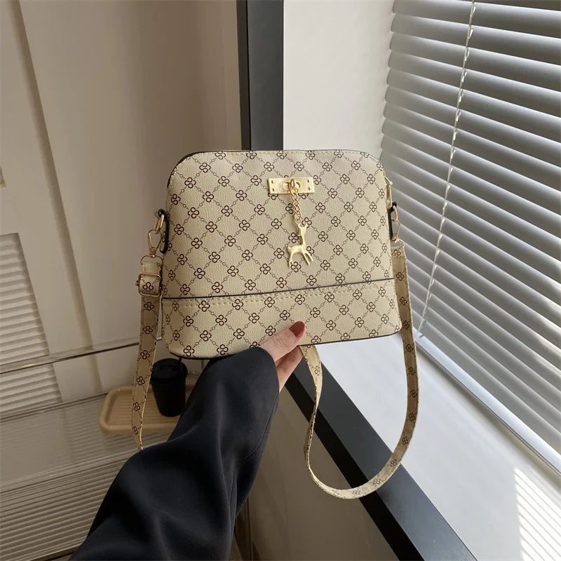 PU Leather Deer Pendant Bag