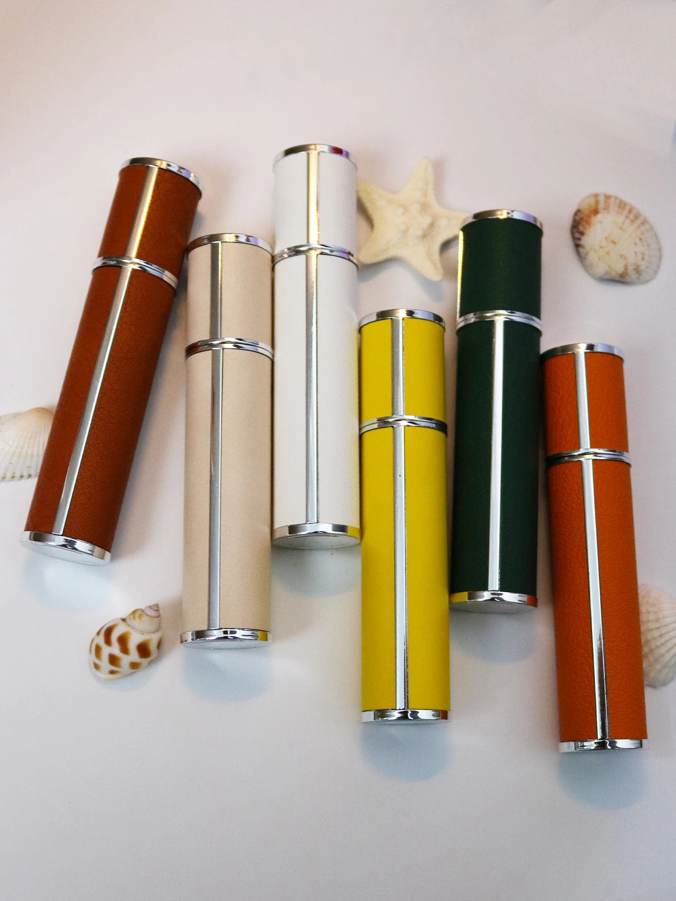 10ml Luxury Leather Perfume Atomizer – Refillable Travel Bottle