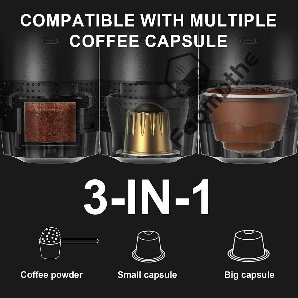 Compact Wireless Coffee Maker – Travel & Home Use