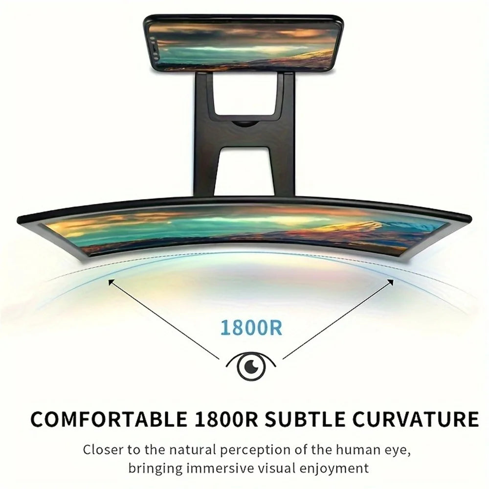 2" HD Phone Screen Amplifier – Curved Display