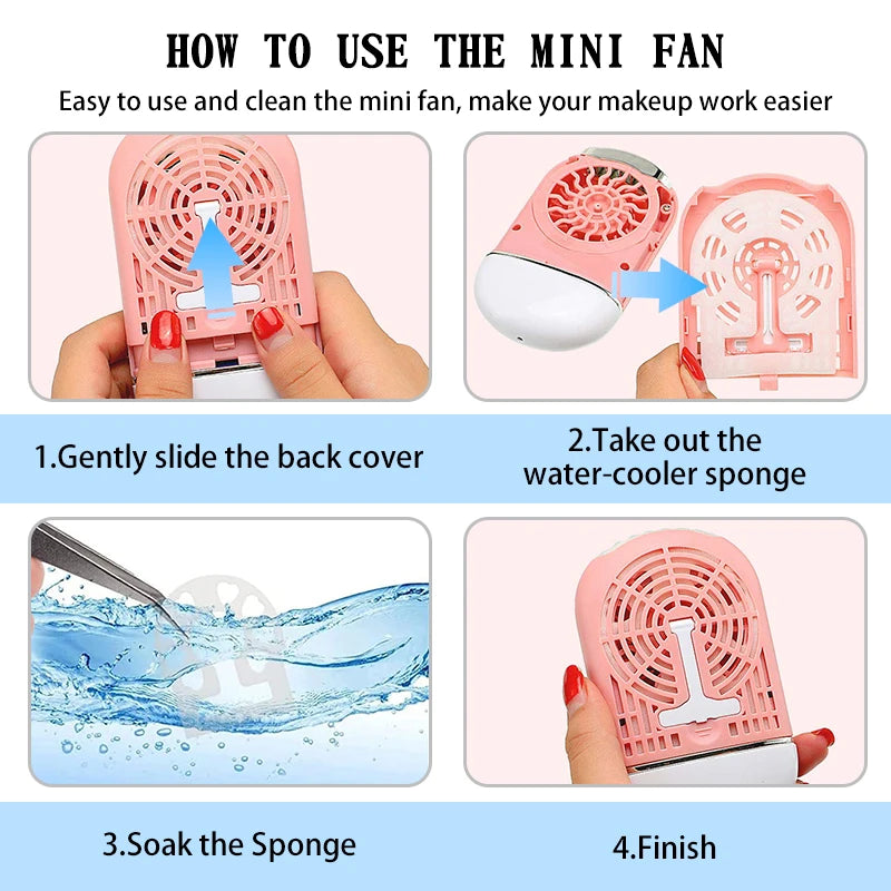 Mini USB Eyelash Fan – Portable Lash Extension Dryer