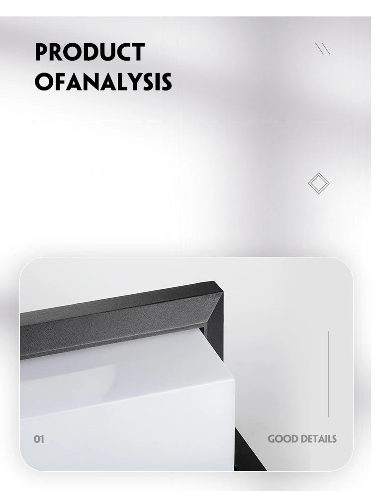 LED Porch & Garden Wall Lamp – Weatherproof Outdoor Lighting