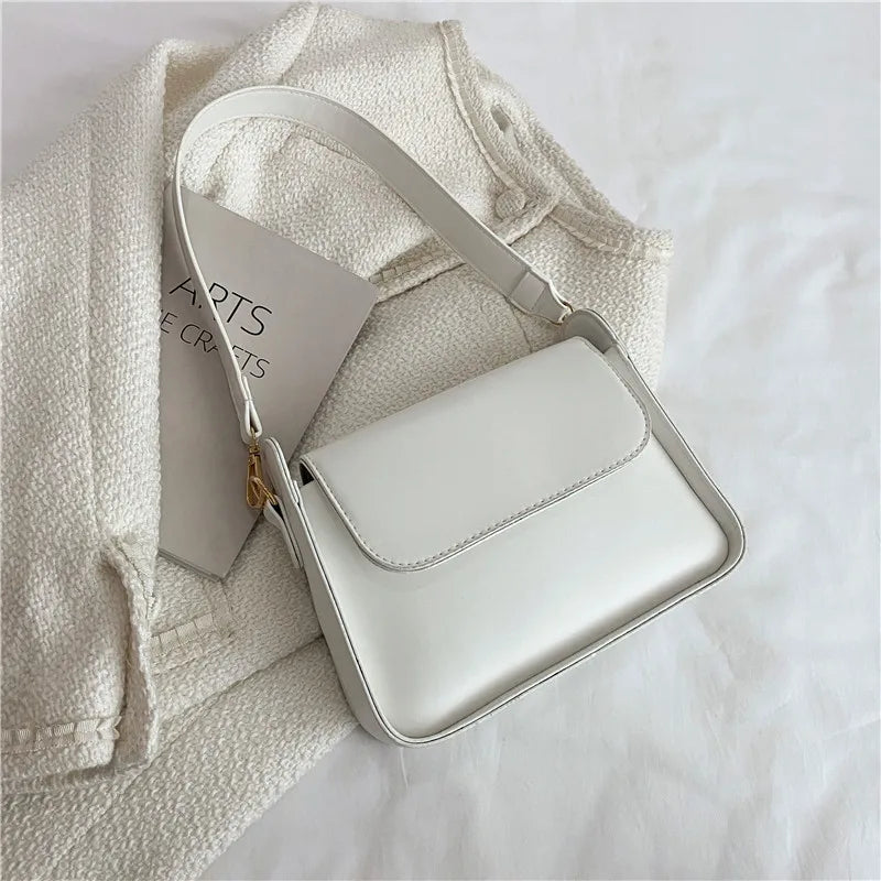 Trendy PU Flap Shoulder Bag