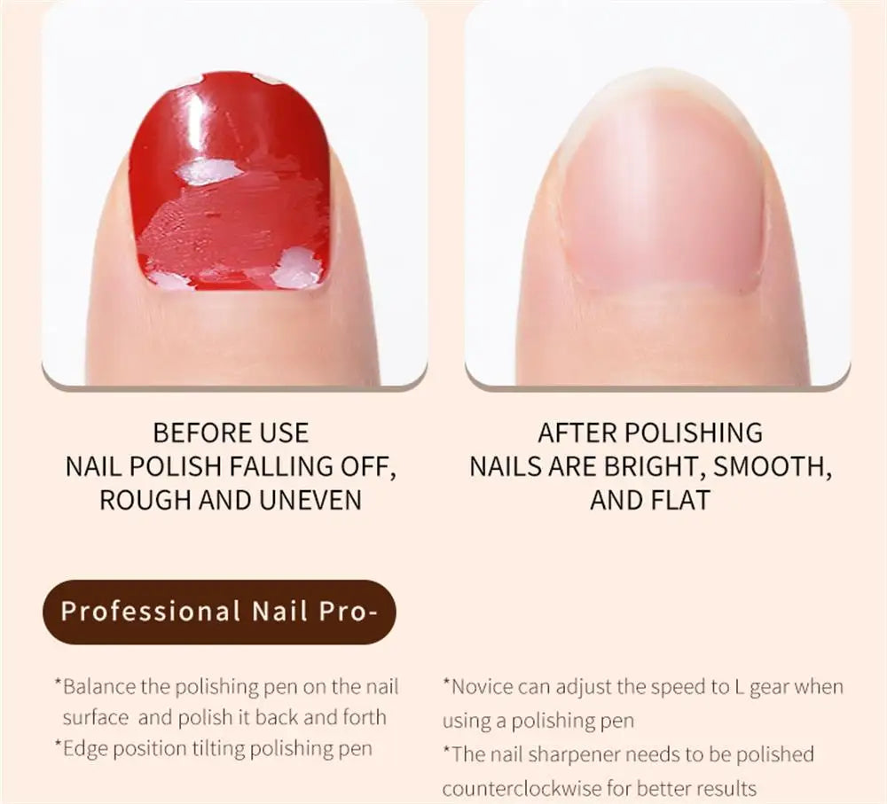 Professional Rechargeable Nail Drill – Manicure & Pedicure Tool