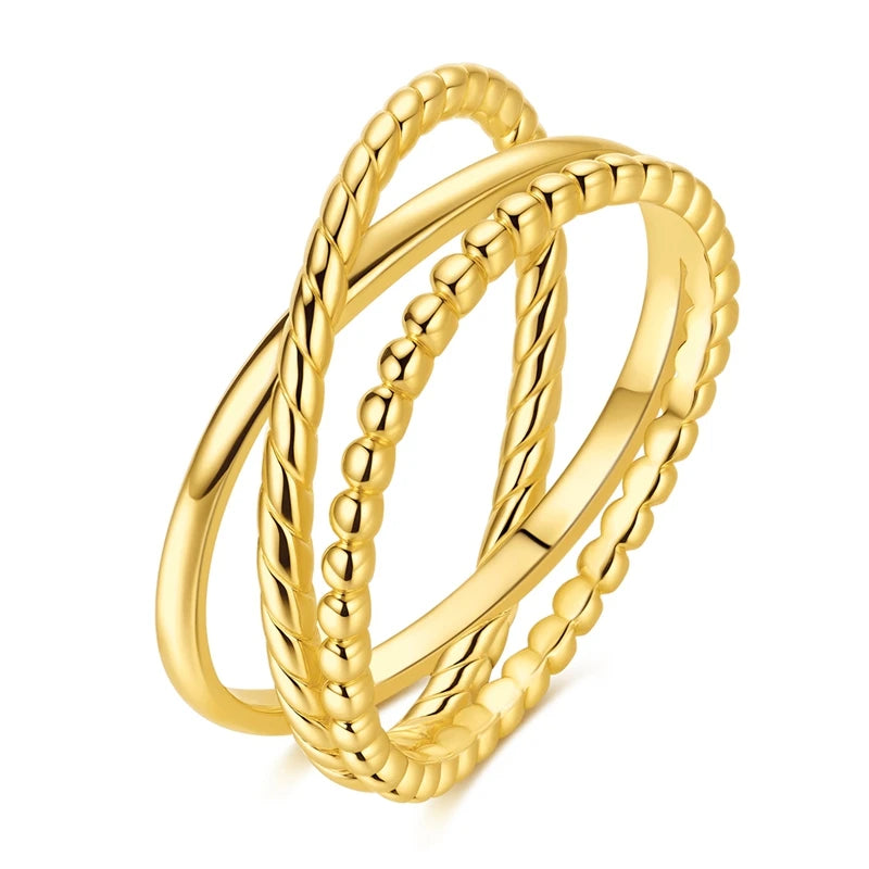 925 Silver Infinite Love Star Moon Ring – Zircon Gift"