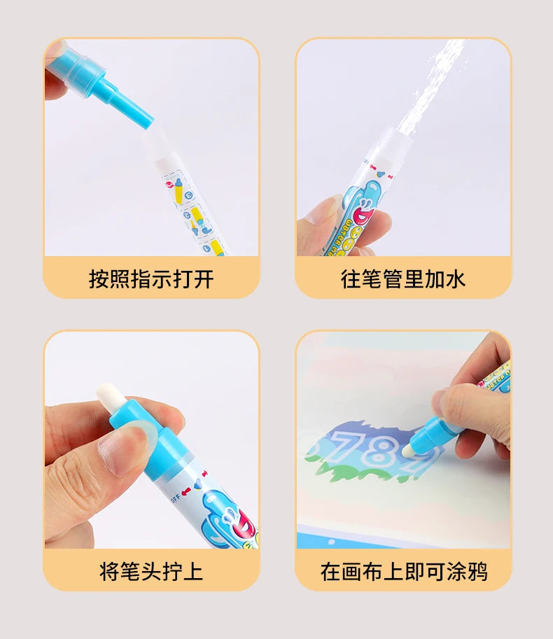 Kids Doodle Water Canvas – Mess-Free Painting Carpet