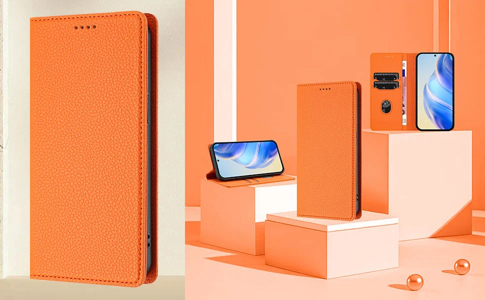 Flip Leather Wallet Cover – iPhone